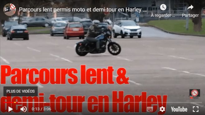 Nouvelle vidéo, en Harley cette fois